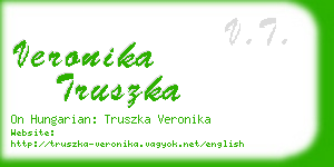 veronika truszka business card